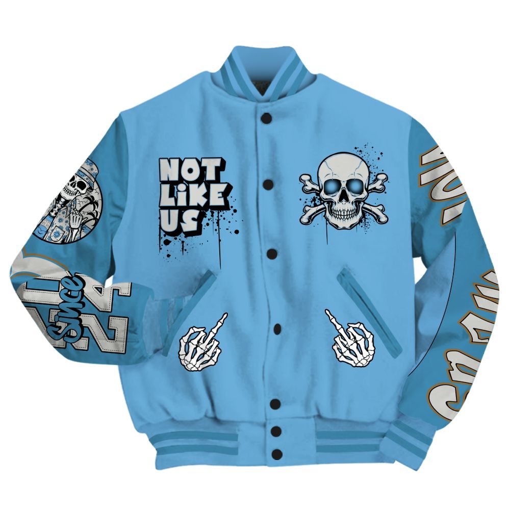 Varsity Jacket To Match SB Dunk Low University Blue - Don't Like Us All Over Print