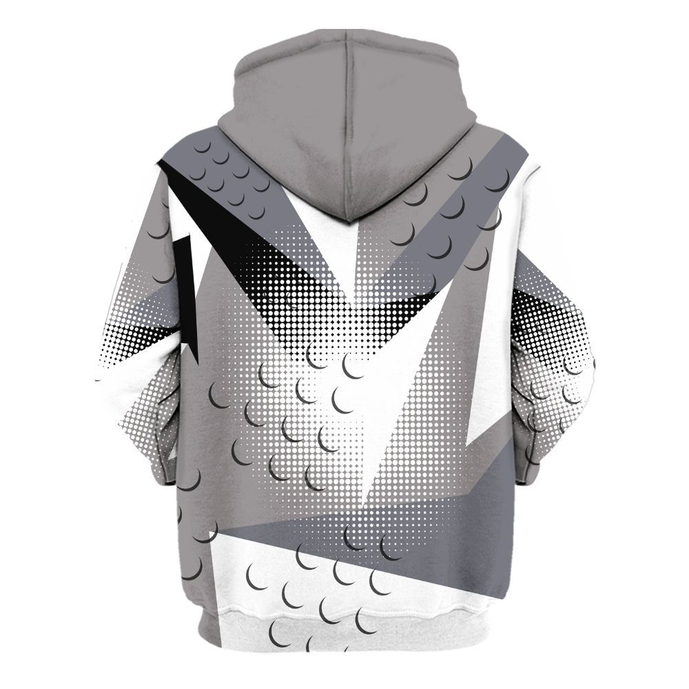 Hoodie To Match Cool Grey 11s - Poly Custom Name Number 23 5s All Over Print