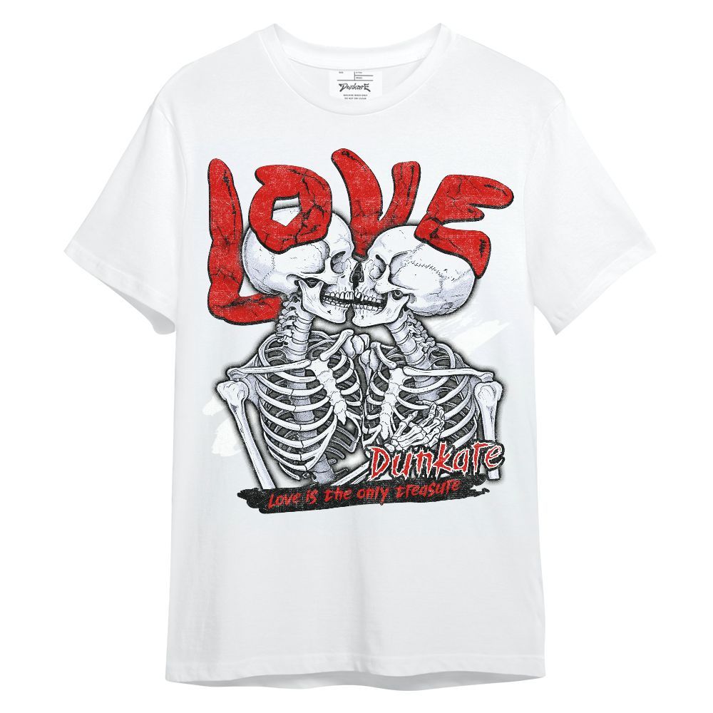 Shirt To Match Fire Red 6s - Skull Love Unisex Shirt