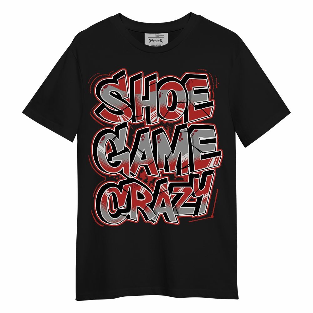 Shirt To Match Bred Reimagined 4s - Shoe Game Crazy Graphic Unisex Shirt