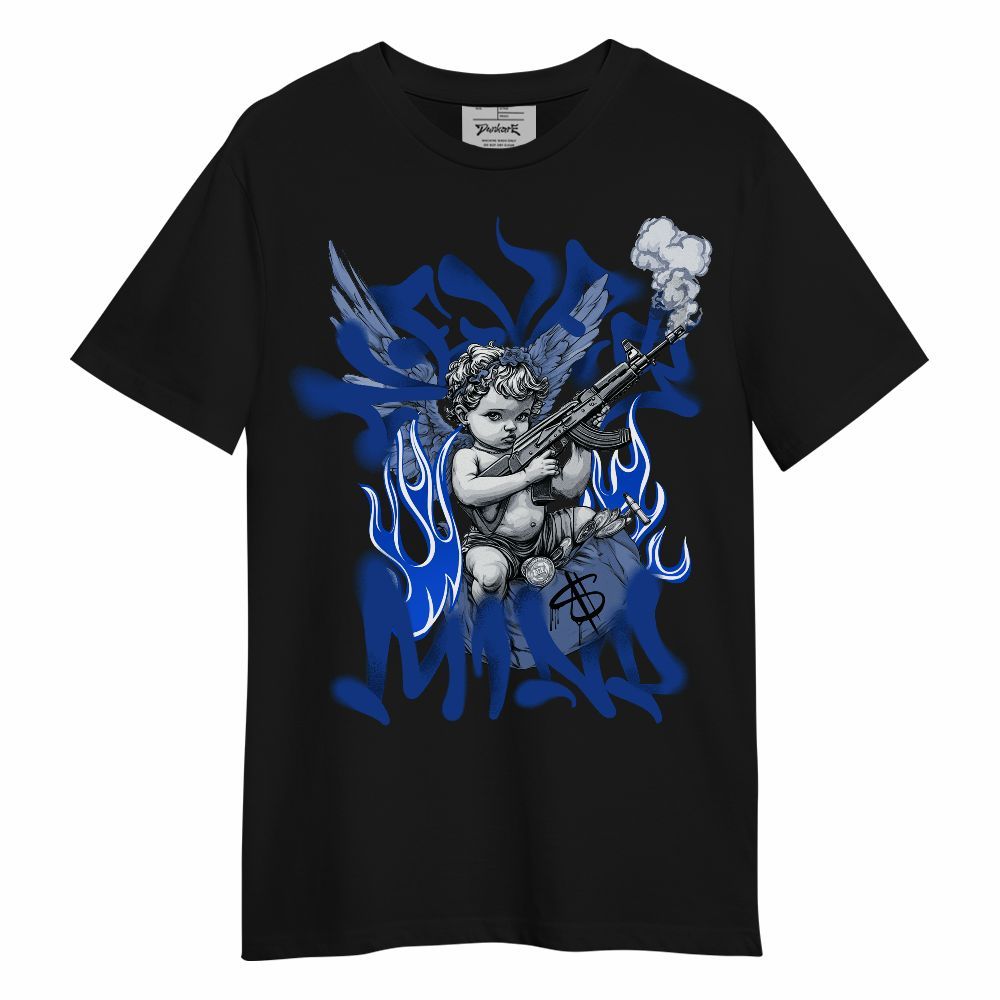 Shirt To Match Air Foamposite One Royal - Nevermind Angel Unisex Shirt