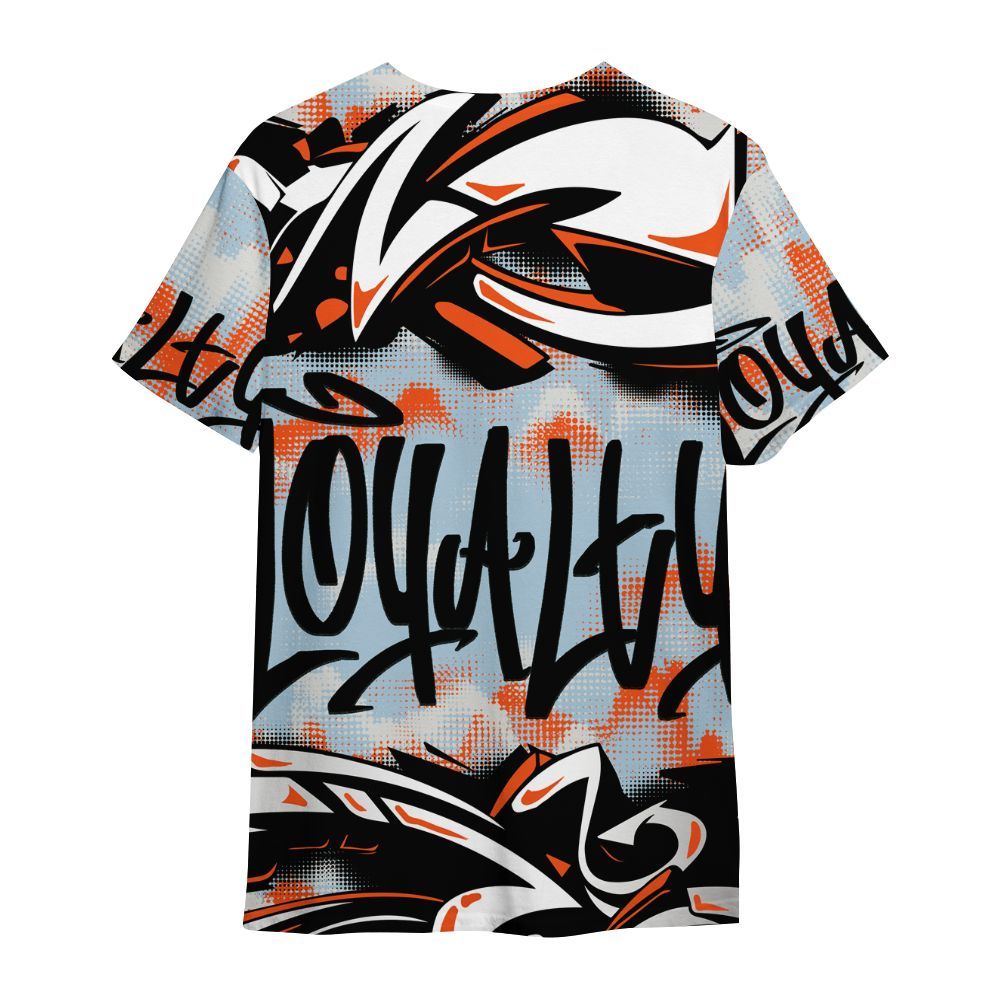 Shirt To Match High OG Alaska 1s - Loyalty Out Value Graffiti All Over Print