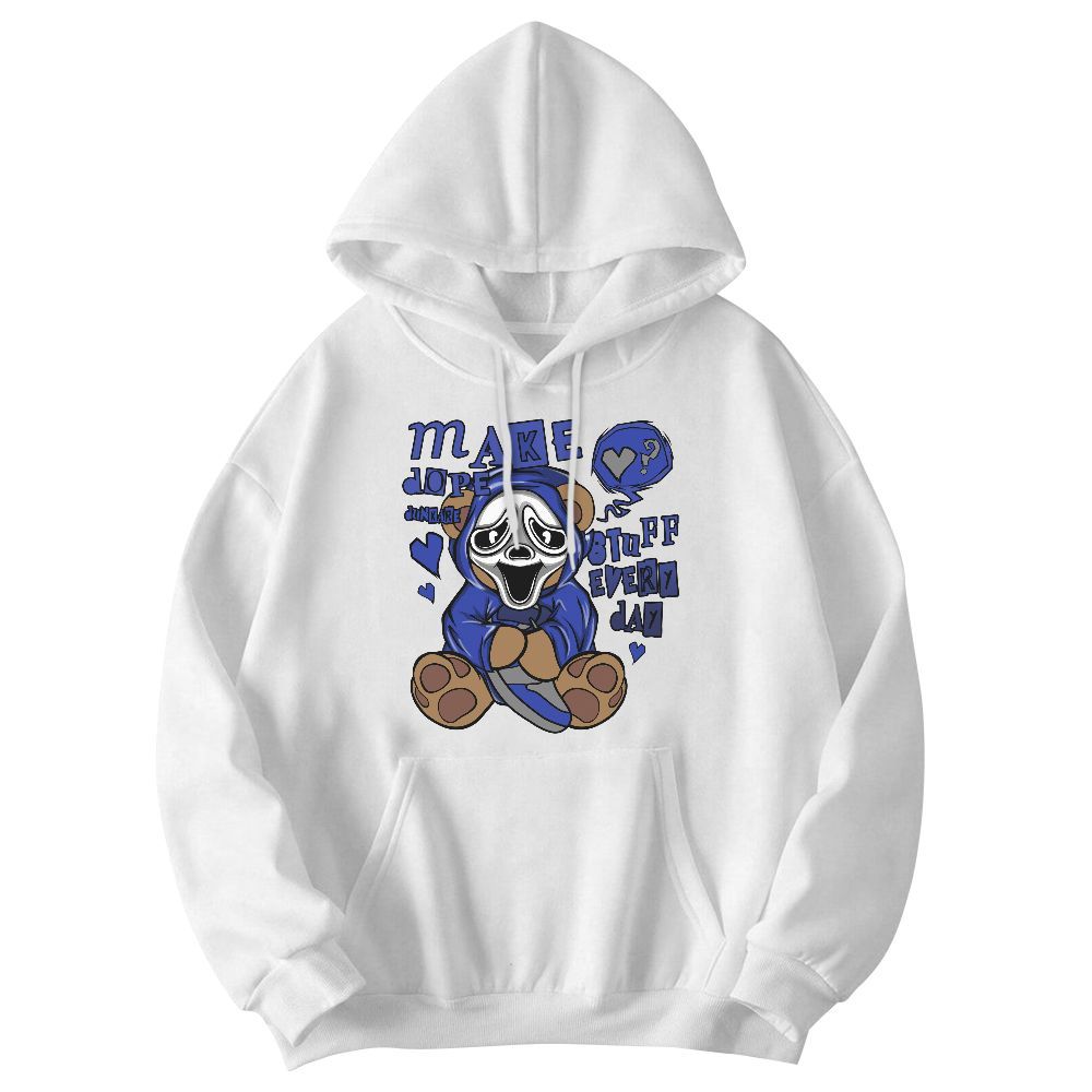 Sweatshirt To Match Air Max Plus Black Racer Blue - Make Dopes Bear Graphic