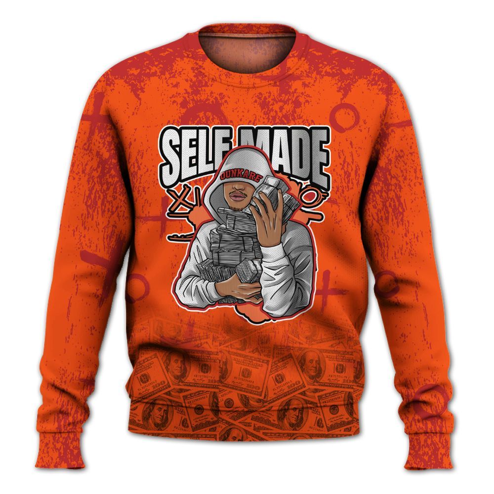 Sweatshirt To Match Kobe 6 Protro Total Orange - Selfmade Unique Grunge All Over Print