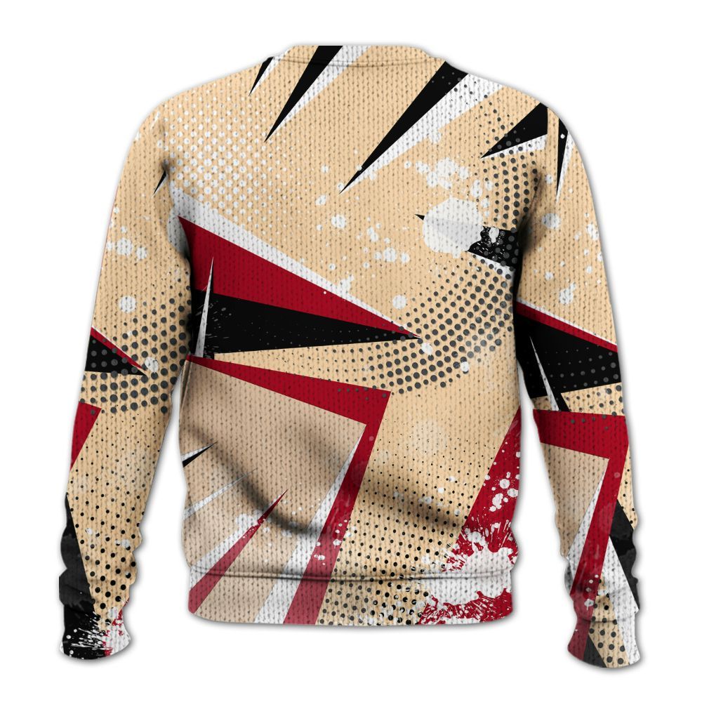 Sweater To Match Retro Pizza GS 4s - Poly Trust No One Dripping Graphic