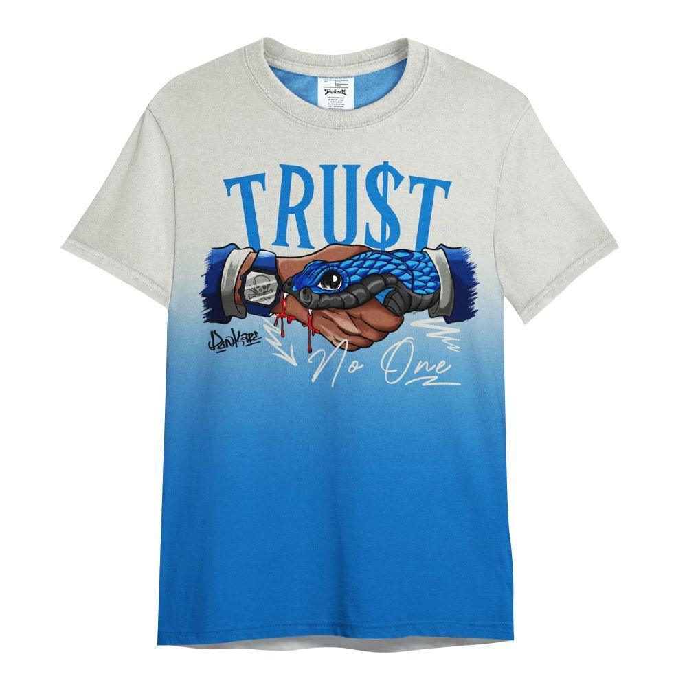 Shirt To Match Blueberry 12s - Snake Trust No One Drip All Over Print