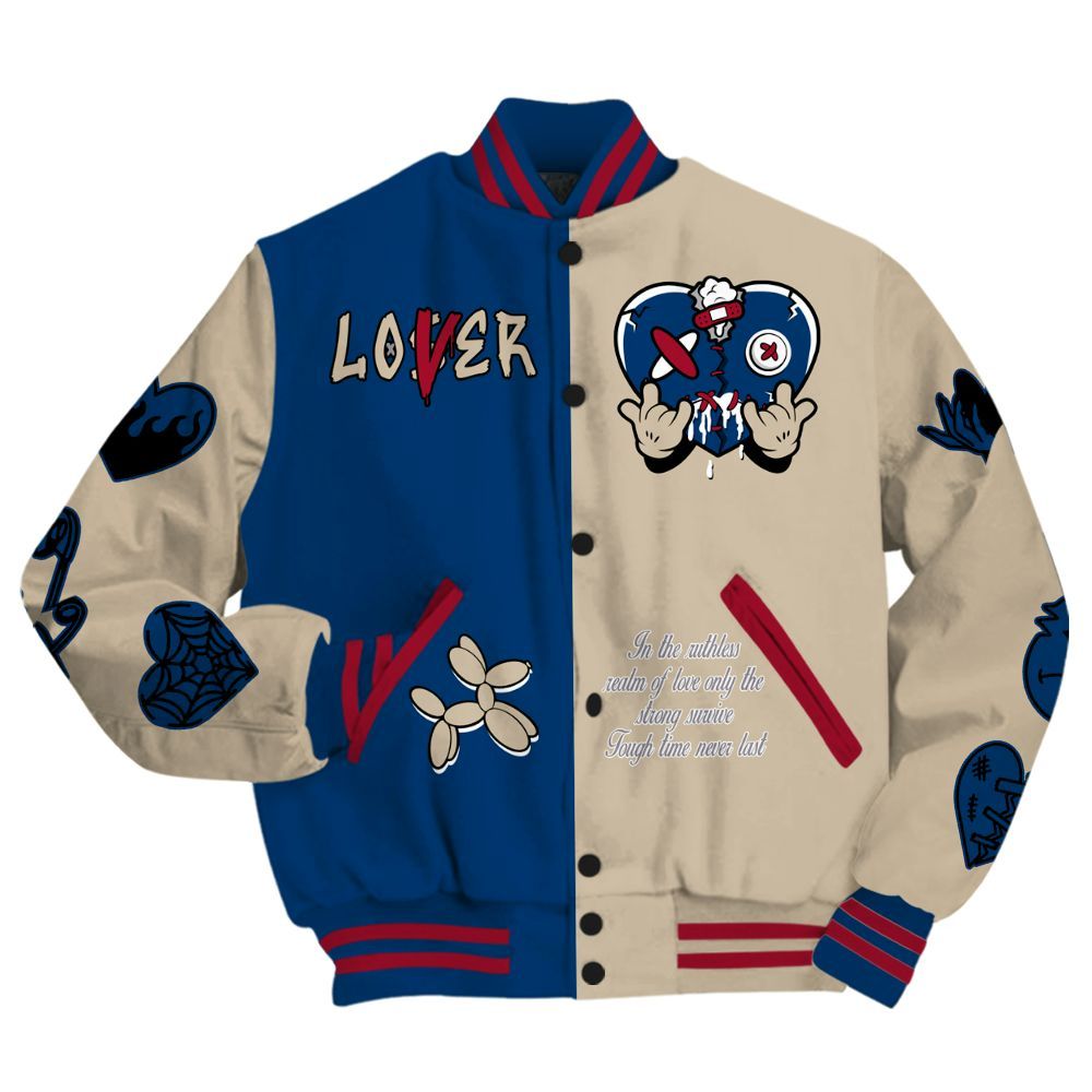 Varsity Jacket To Match Rare Air 4s - Loser Lover Heartbreak All Over Print