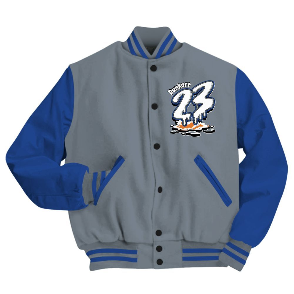 Varsity Jacket To Match RS-X GS League - Custom Name 23 Drip All Over Print