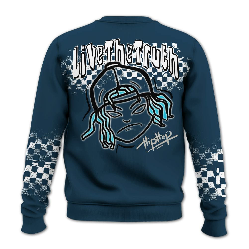 Sweatshirt To Match Air Navy Baltic Blue - Feel Life Street Style All Over Print