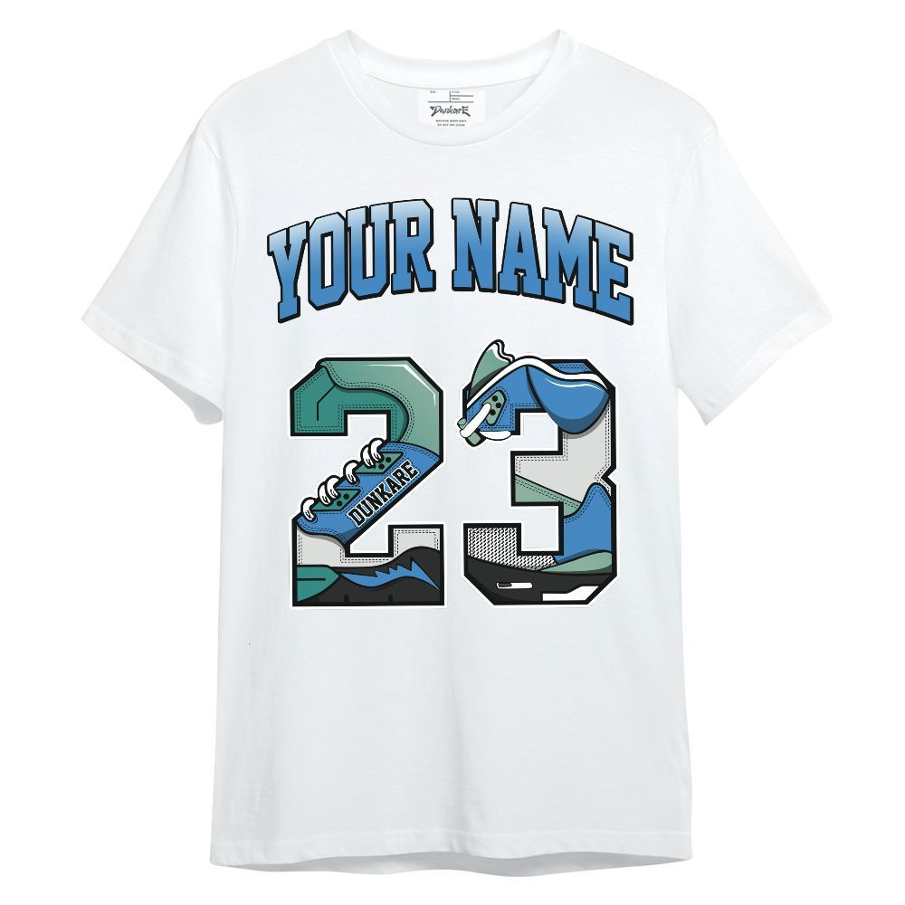 Shirt To Match Low Carolina 17s - Custom Name Number 23 5s Unisex Shirt