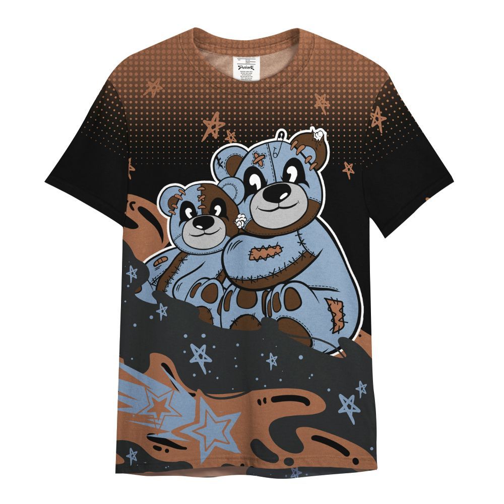 Shirt To Match Air Foamposite Metallic Copper - Sincere Fondness Bear Stars All Over Print