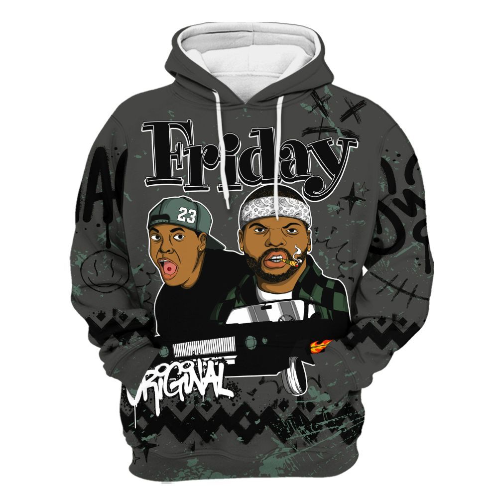 Hoodie To Match Dunk Low Skateboards Black - Friday Sneaker Crayon All Over Print