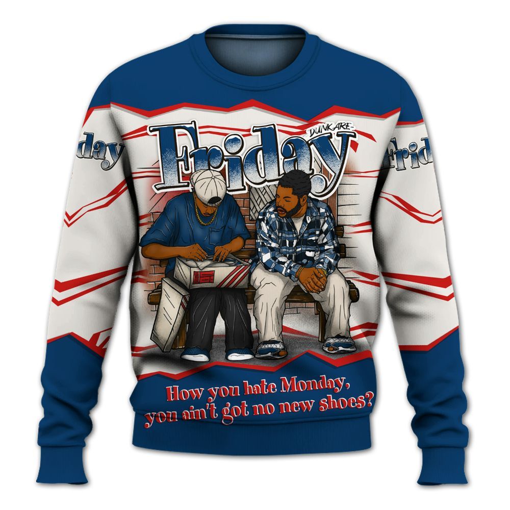 Sweatshirt To Match Retro Rare Air 11s - Friday Movie 90s TV All Over Print