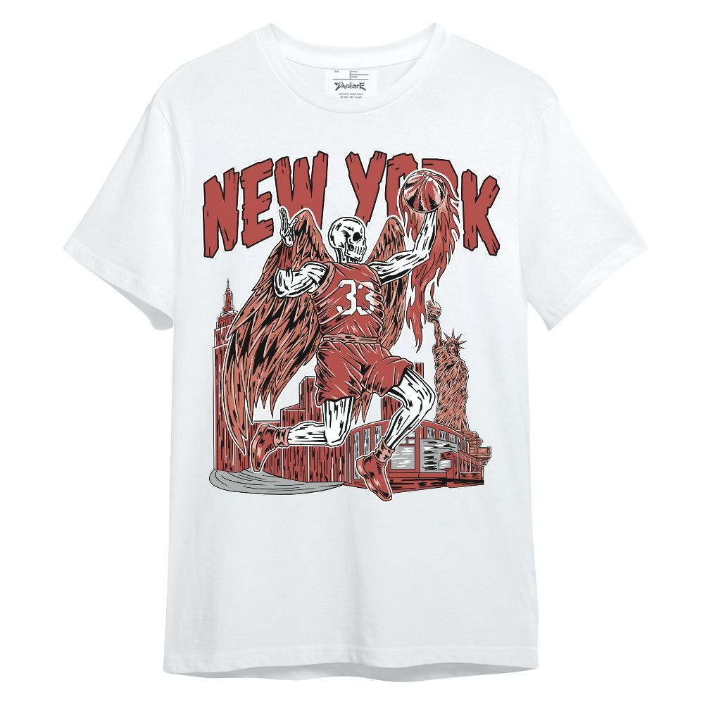 Shirt To Match Dune Red 13s - Ewing Era Skeleton Unisex Shirt