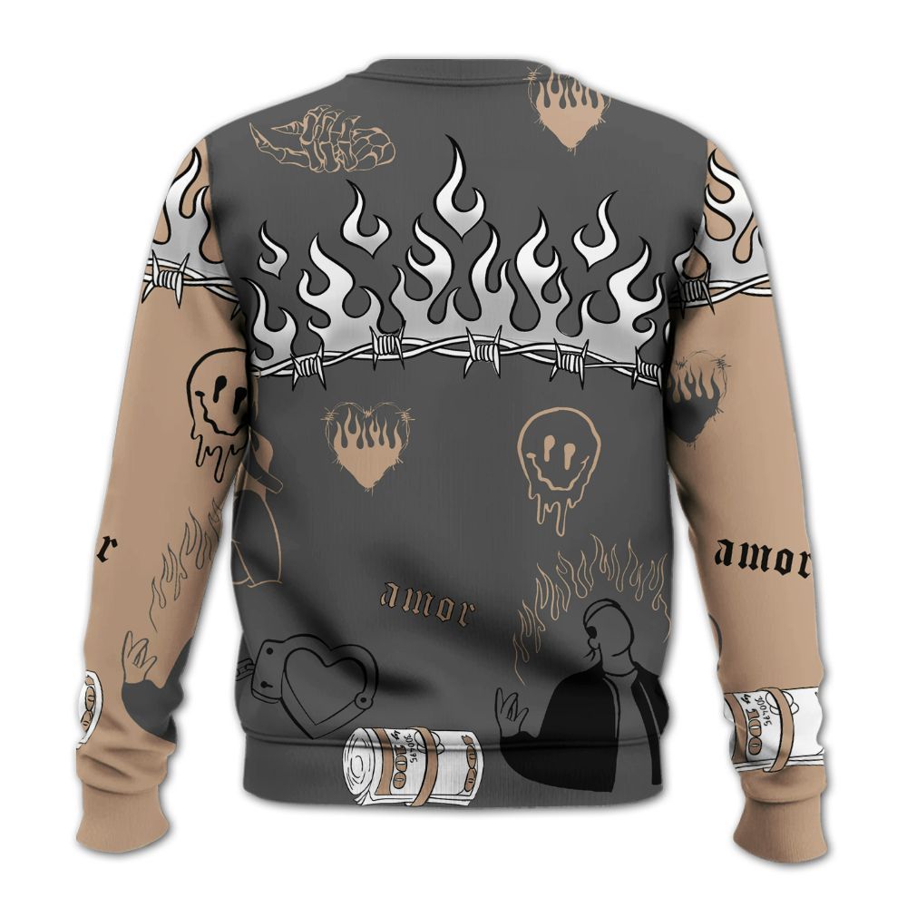 Sweatshirt To Match Kobe 9 EM Mamba - Snake Trust No One All Over Print