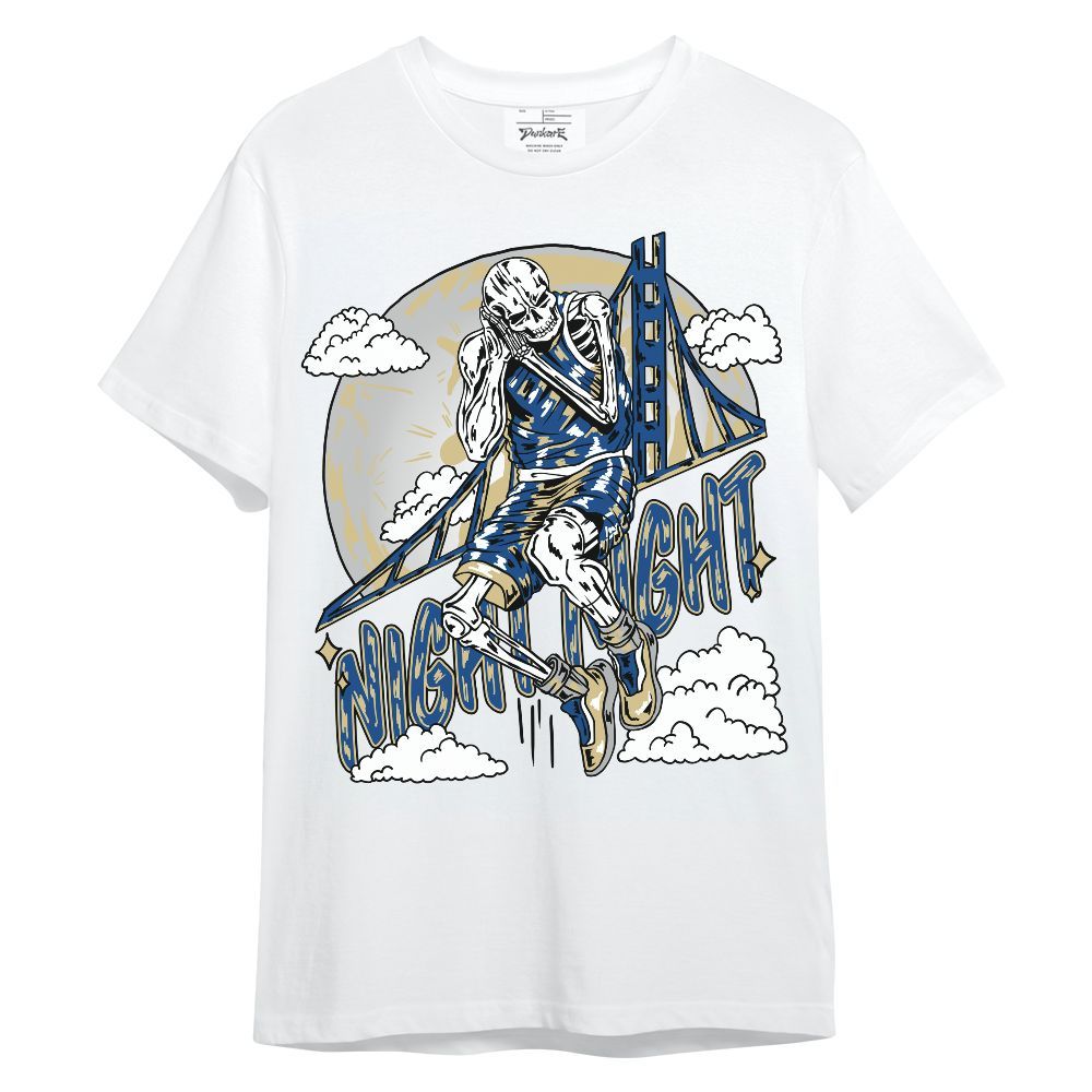 Shirt To Match Air Ship Royal Blue - Seeya Skeleton Unisex Shirt