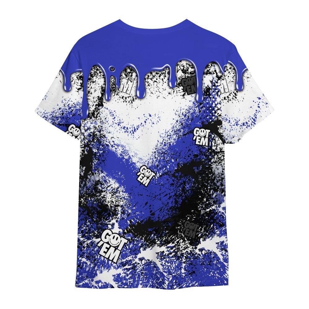 Shirt To Match Retro Black Concord 12s - Dripping 23 Drip All Over Print