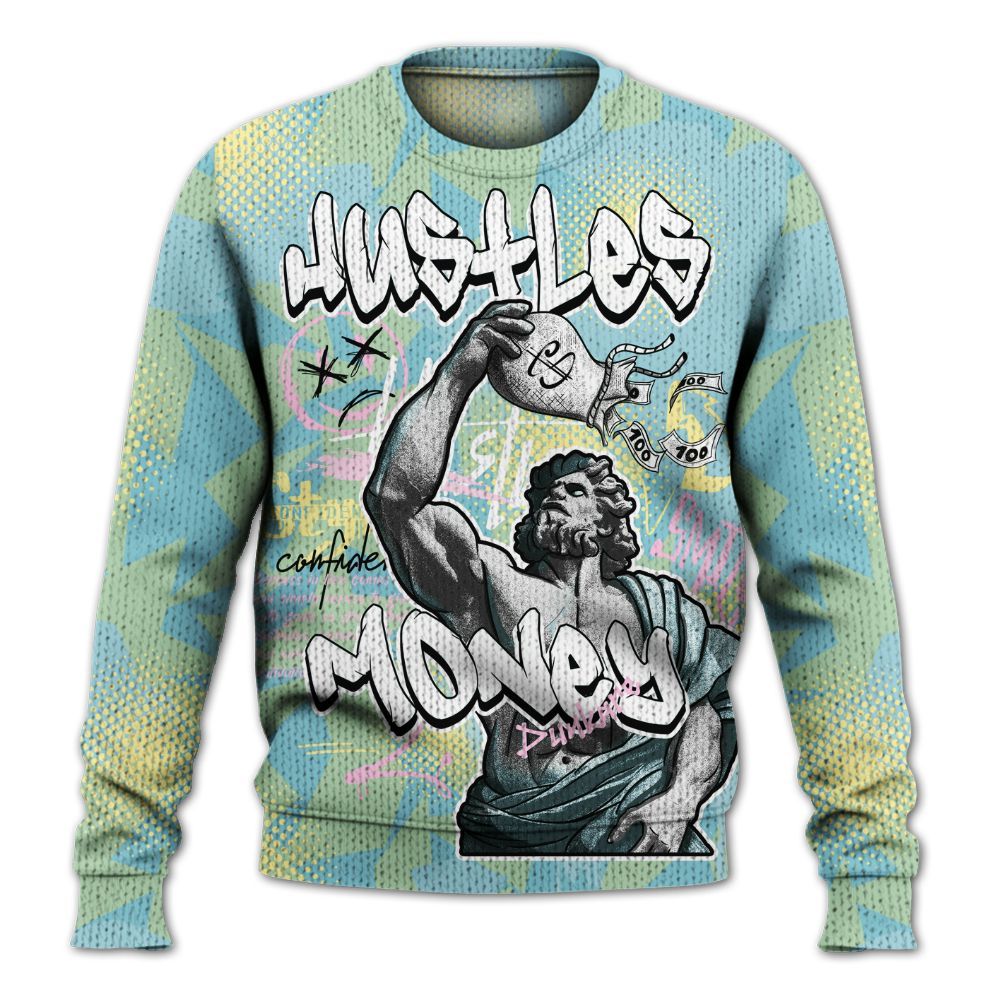 Knitted Sweater To Match SB Dunk Low Visty - Huslte Money Retro