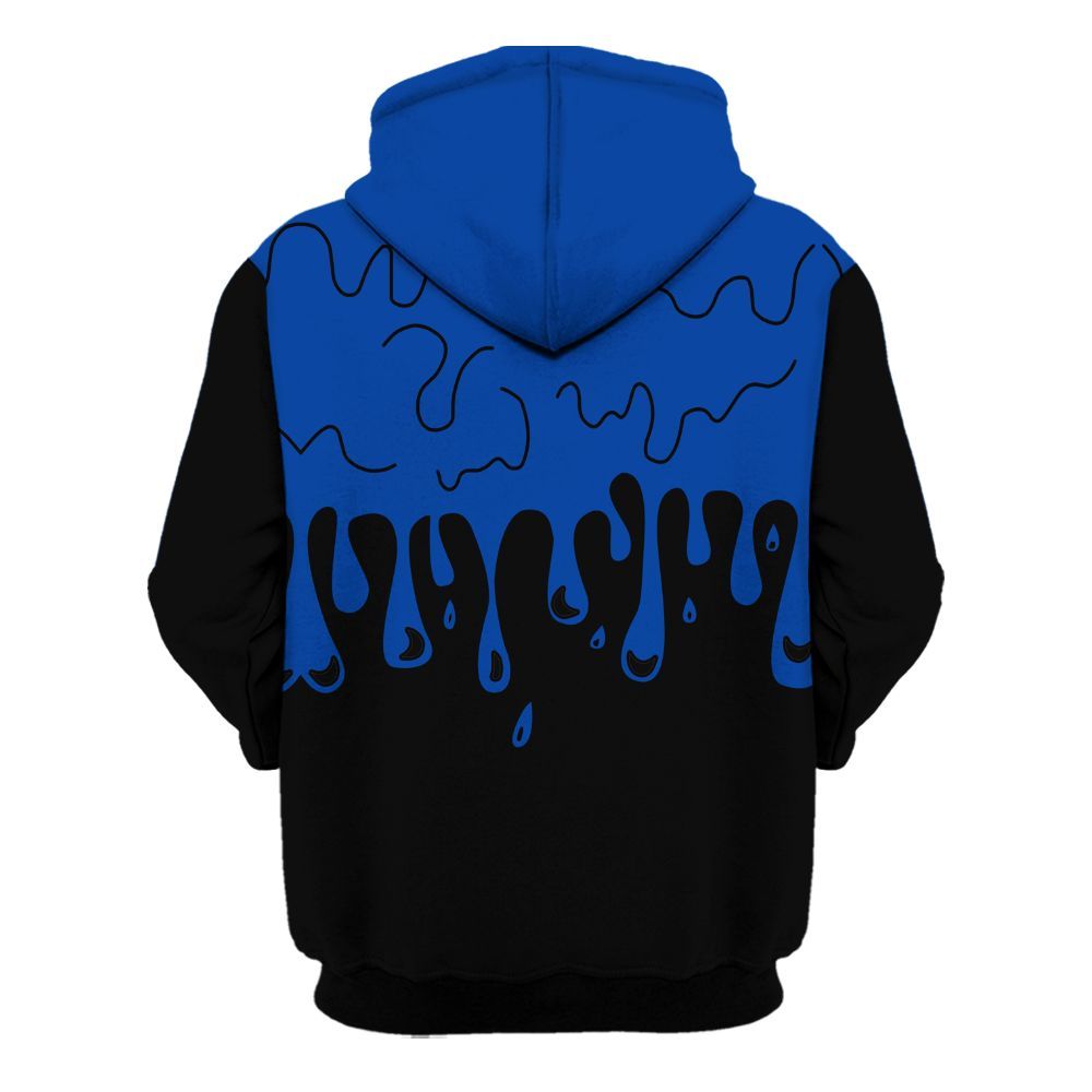 Hoodie To Match Hyper Royal 12s - Snake Trust No One Drip All Over Print
