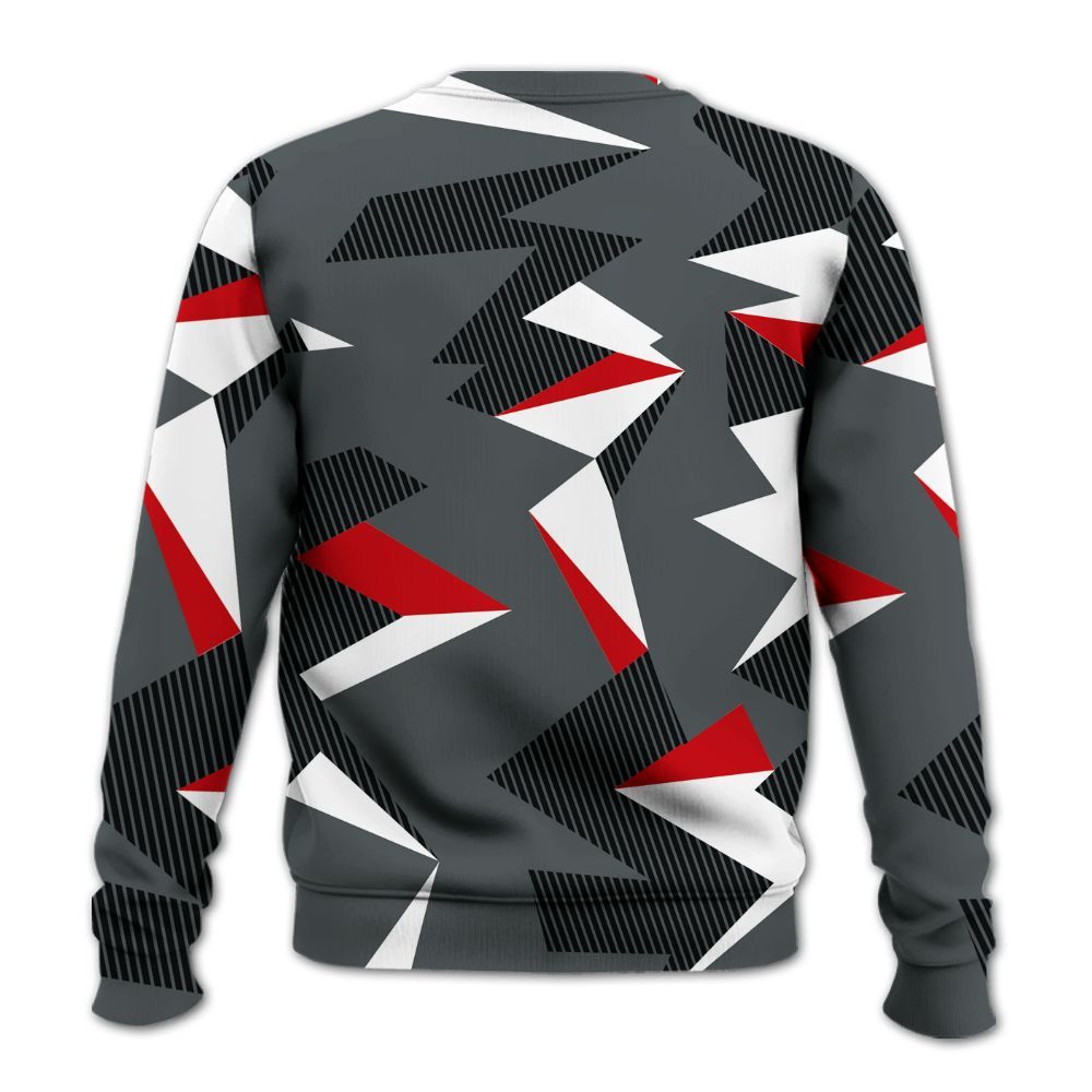 Sweatshirt To Match Black RM Nigel Sylvester 4s - Geometric Camouflage Pattern All Over Print