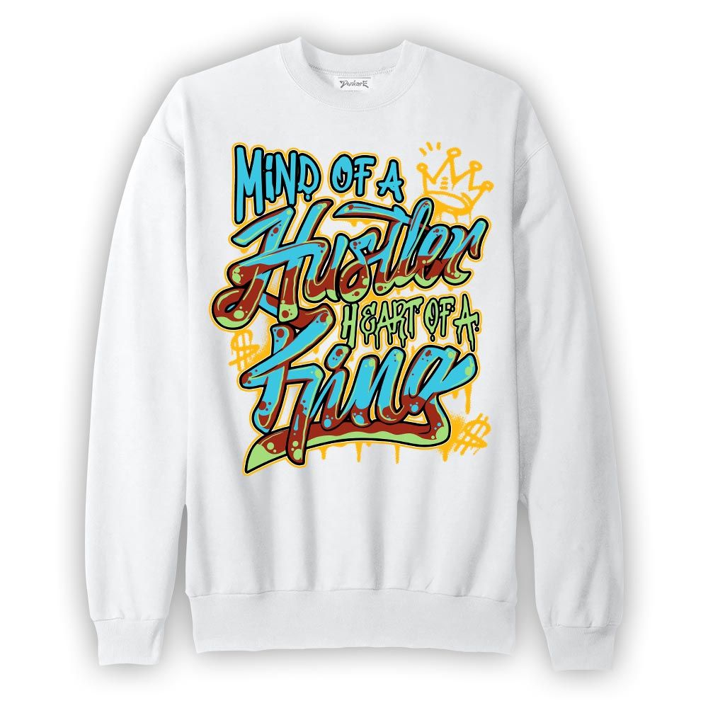 Sweatshirt To match SB Dunk Di'Orr Greenwood Sweatshirt - Mind Of Hustlers Heart King Graphic Graphic