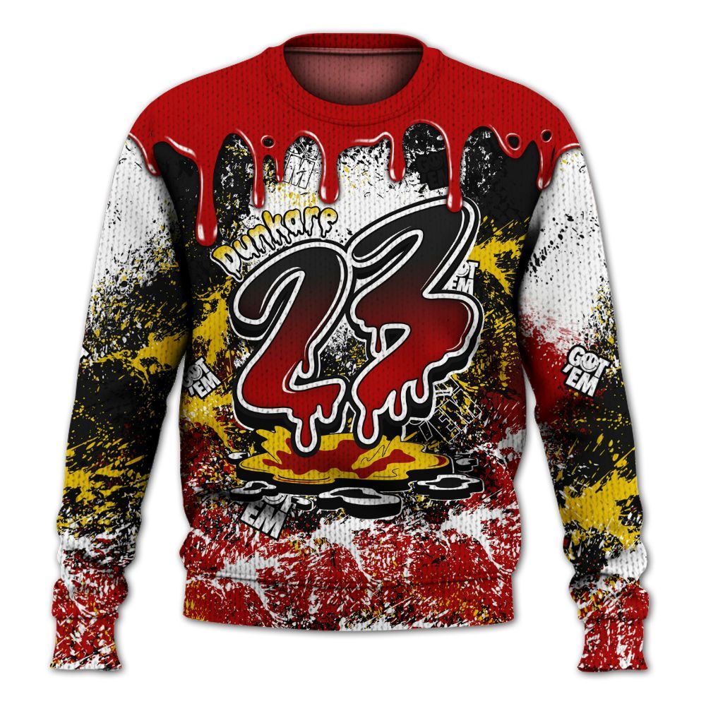 Sweater To Match Low Lucky Cat 1s - Dripping 23 Drip Graphic