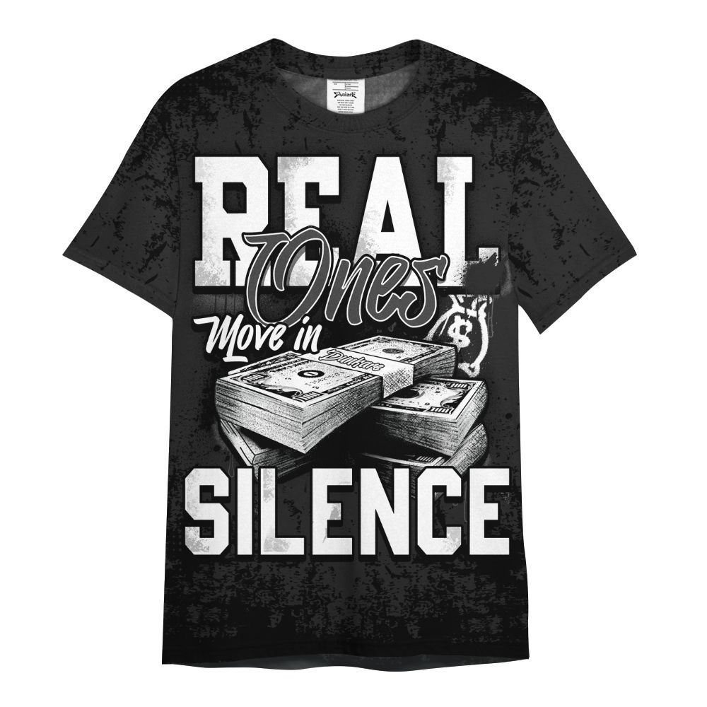 Shirt To Match Black Cat NET 4s - Move In Silence Money Street Retro All Over Print