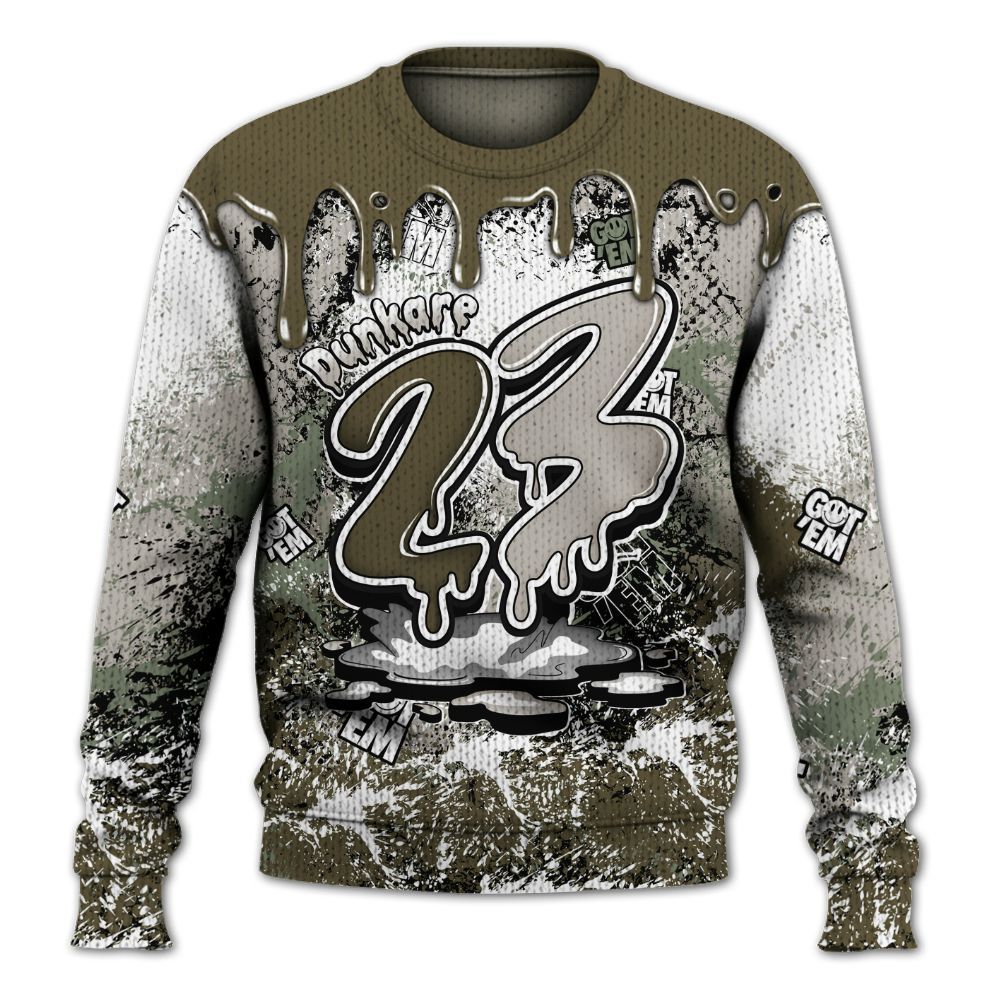 Knitted Sweater To Match Dunk Low Year Of The Snake - Dripping 23 Drip