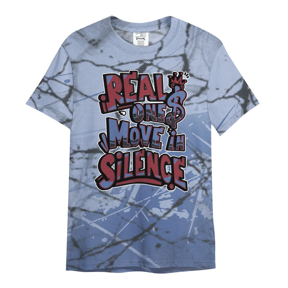 Shirt To Match Black Metallic 5s - Ones Move In Silence Graphic All Over Print