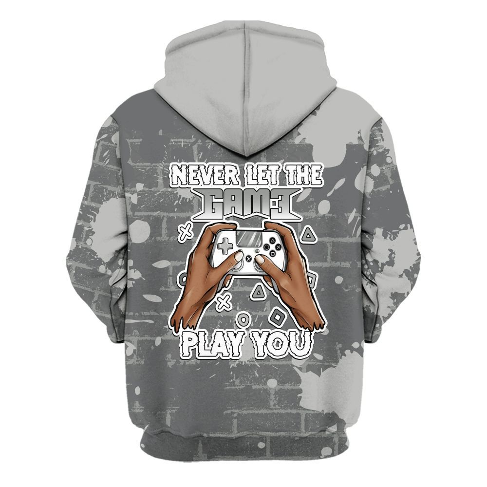 Hoodie To Match Retro Wet Cement 4s - PlayGame Human Brick All Over Print