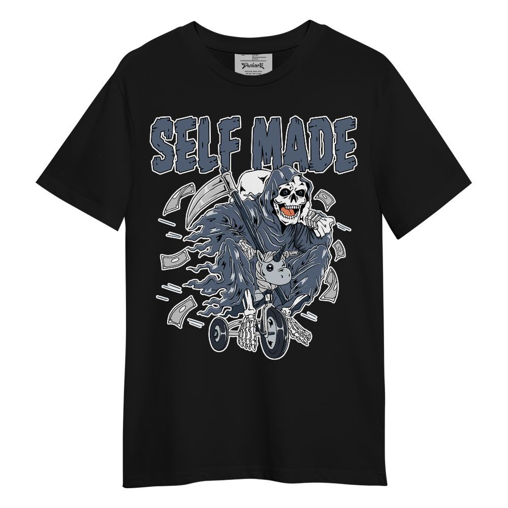 Shirt To Match Low Diffused Blue 11s - Self Make Skeleton Unisex Shirt
