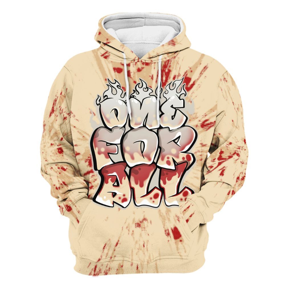Hoodie To Match Dunk Low Strawberry Waffle - Ones For All Graphic Luxury All Over Print