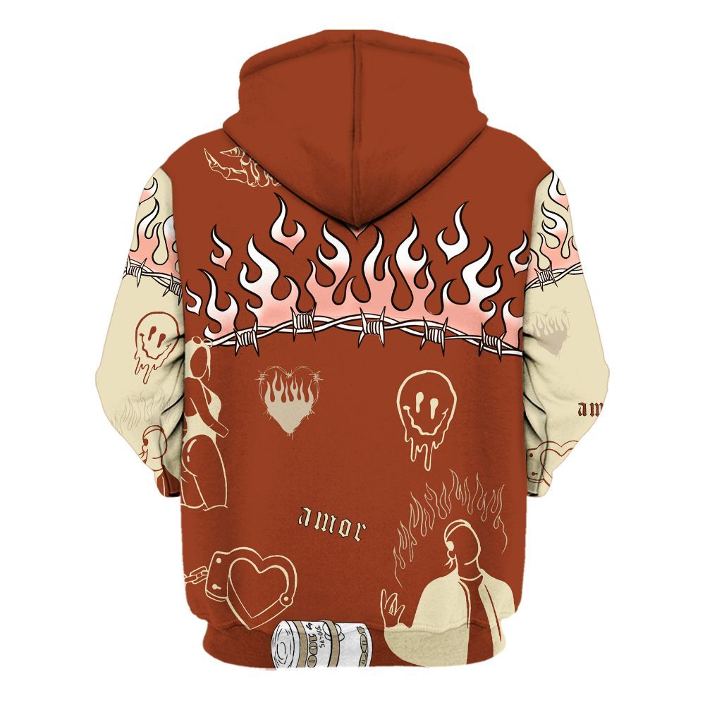 Hoodie To Match Retro Eastside Golf 12s - Snake Trust No One All Over Print