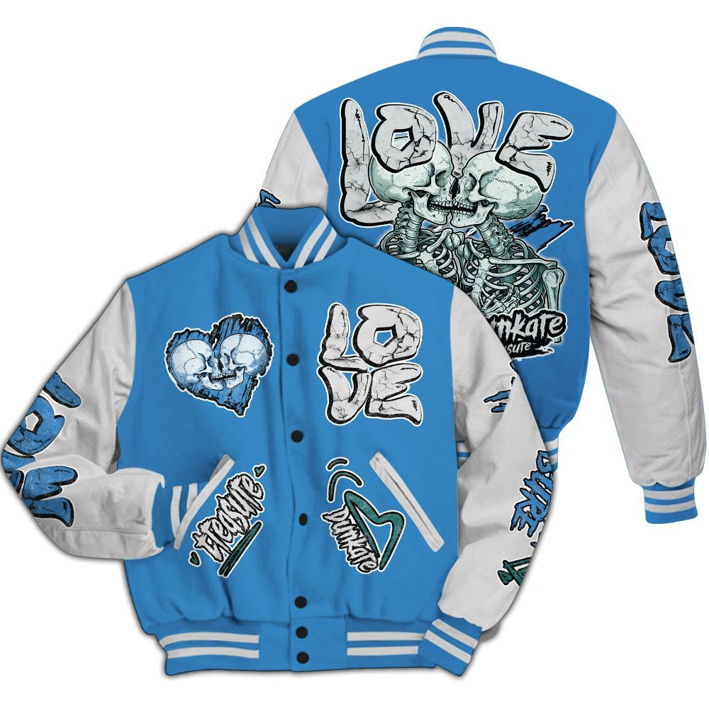 Varsity Jacket To Match Low Carolina 17s - Skull Bear All Over Print