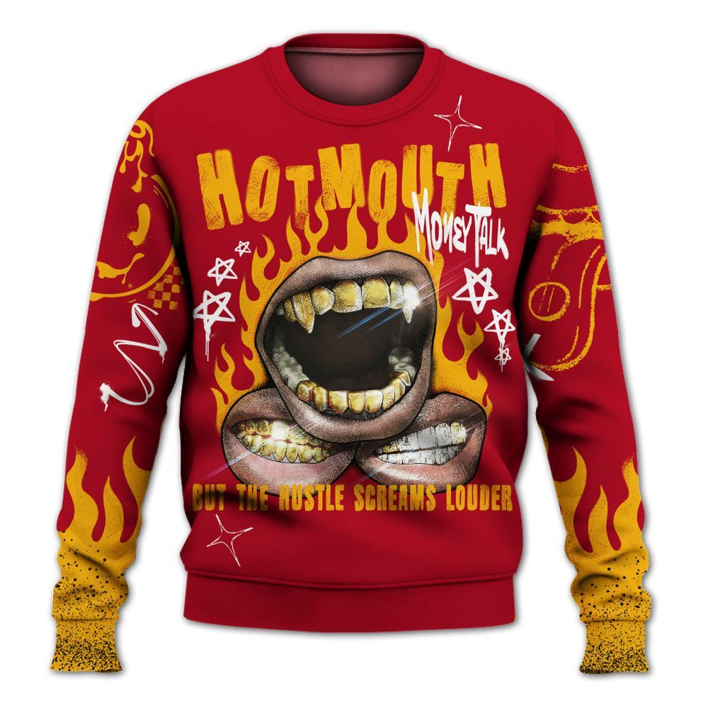 Sweatshirt To Match Cardinal 7s - Mouth Burning Street Style All Over Print