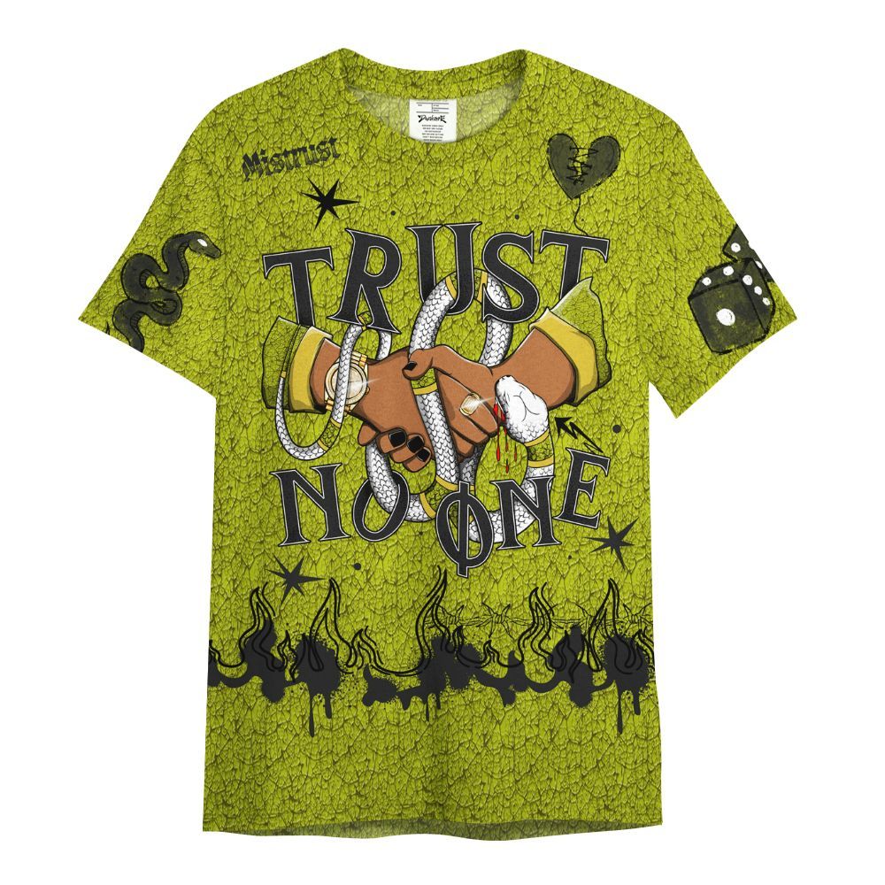 Shirt To Match Dunk Low QS Halloween Skull - Trust No One Snake-Bite Doodle Crayon All Over Print