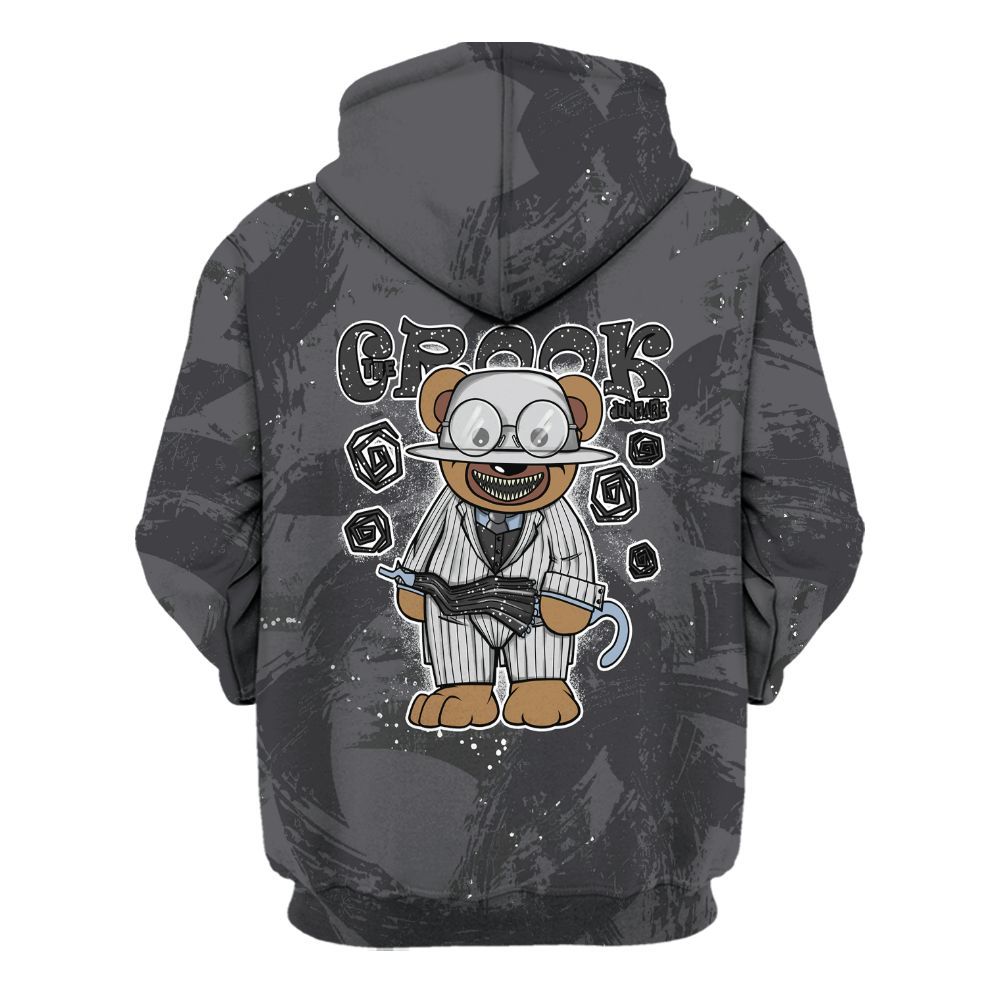 Hoodie To Match Reverse Oreo 6s - Swindler Bear Circle Slpash All Over Print
