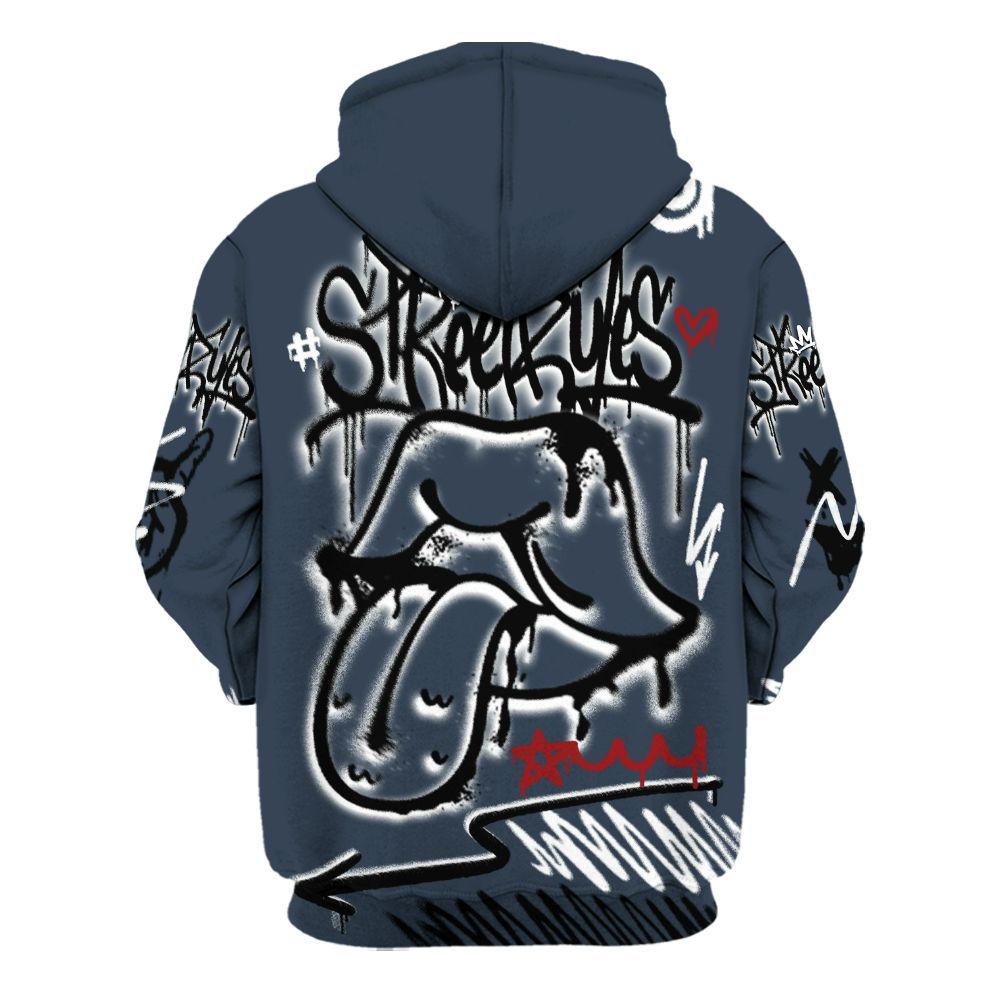 Hoodie To Match Retro Olympic 6s - Break Rules Streetwear All Over Print