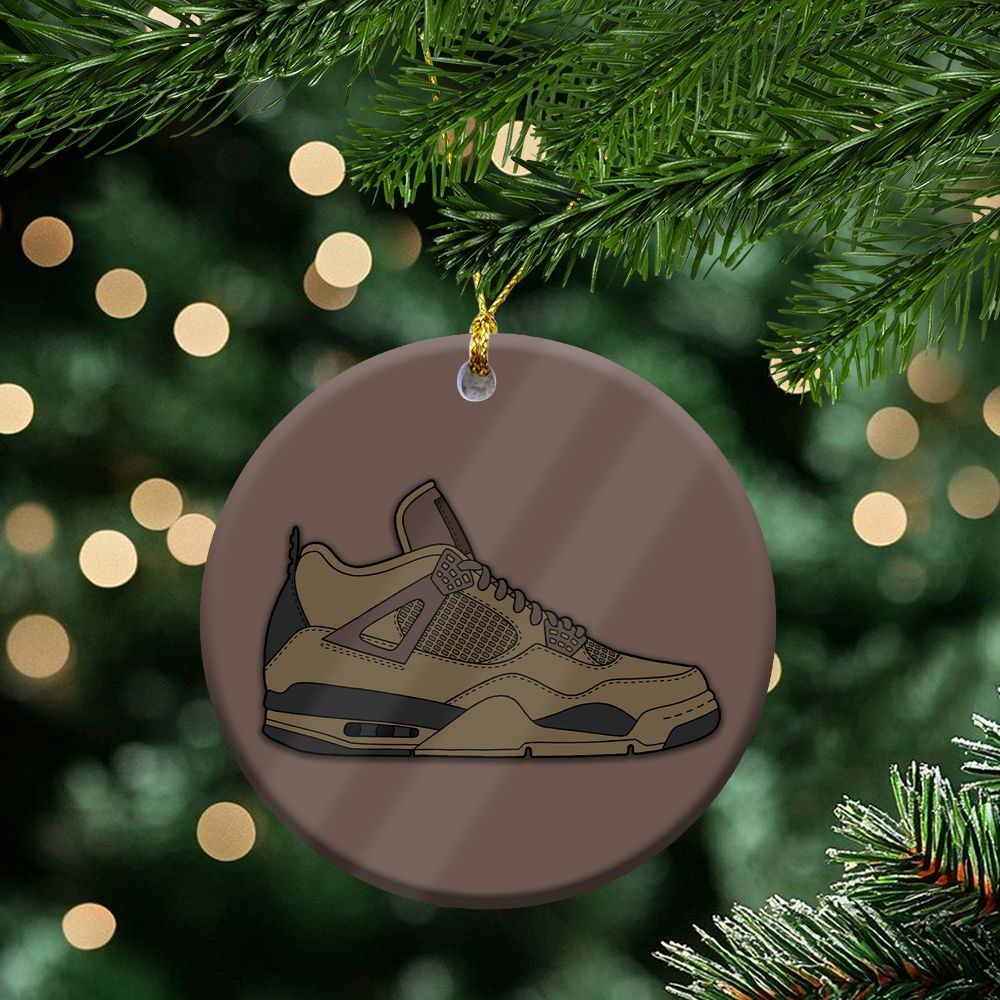 AMM Dark Mocha 4s Ceramic Ornaments
