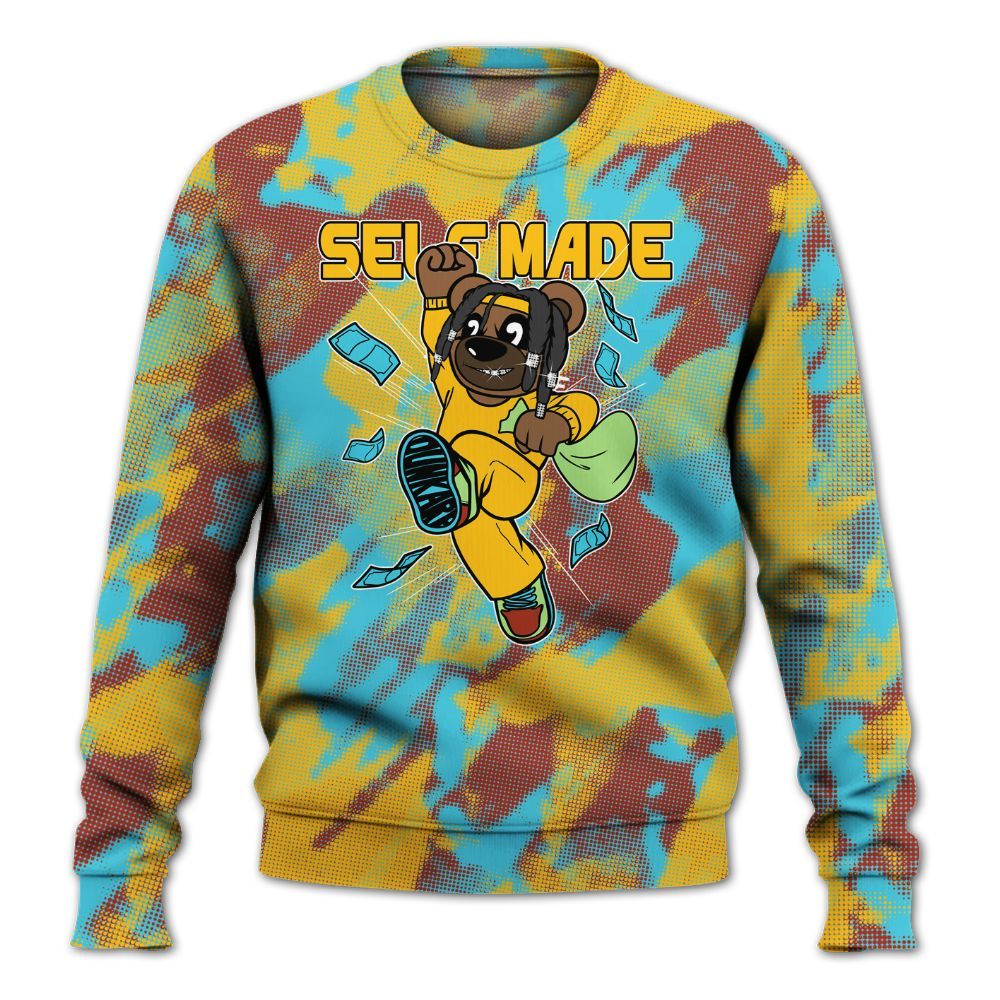 Sweatshirt To Match SB Dunk Di'Orr Greenwood - Autonomous Bear Abstract Halftone All Over Print