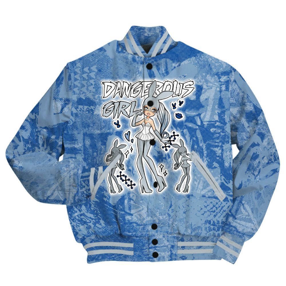 Varsity Jacket To Match Low Space Jam 11s Shirt - Dangerous.Girl Heart Grunge All Over Print