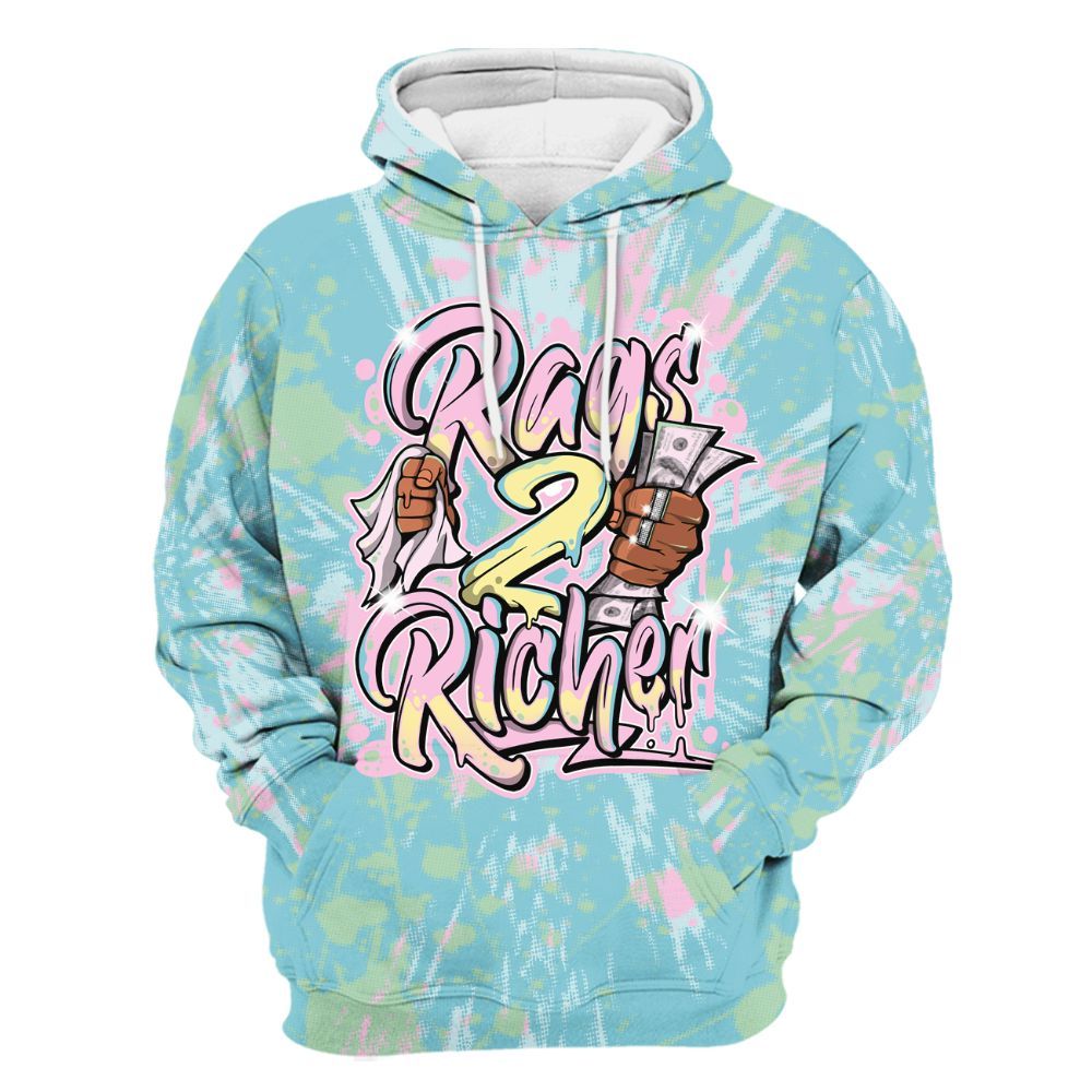 Hoodie To Match SB Dunk Low Visty - Rag 2 Rich Graphic Luxury All Over Print