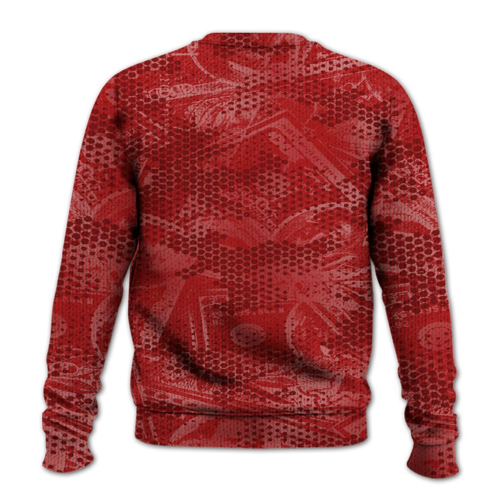 Knitted Sweater To Match Red Taxi 12s - Loot Bear