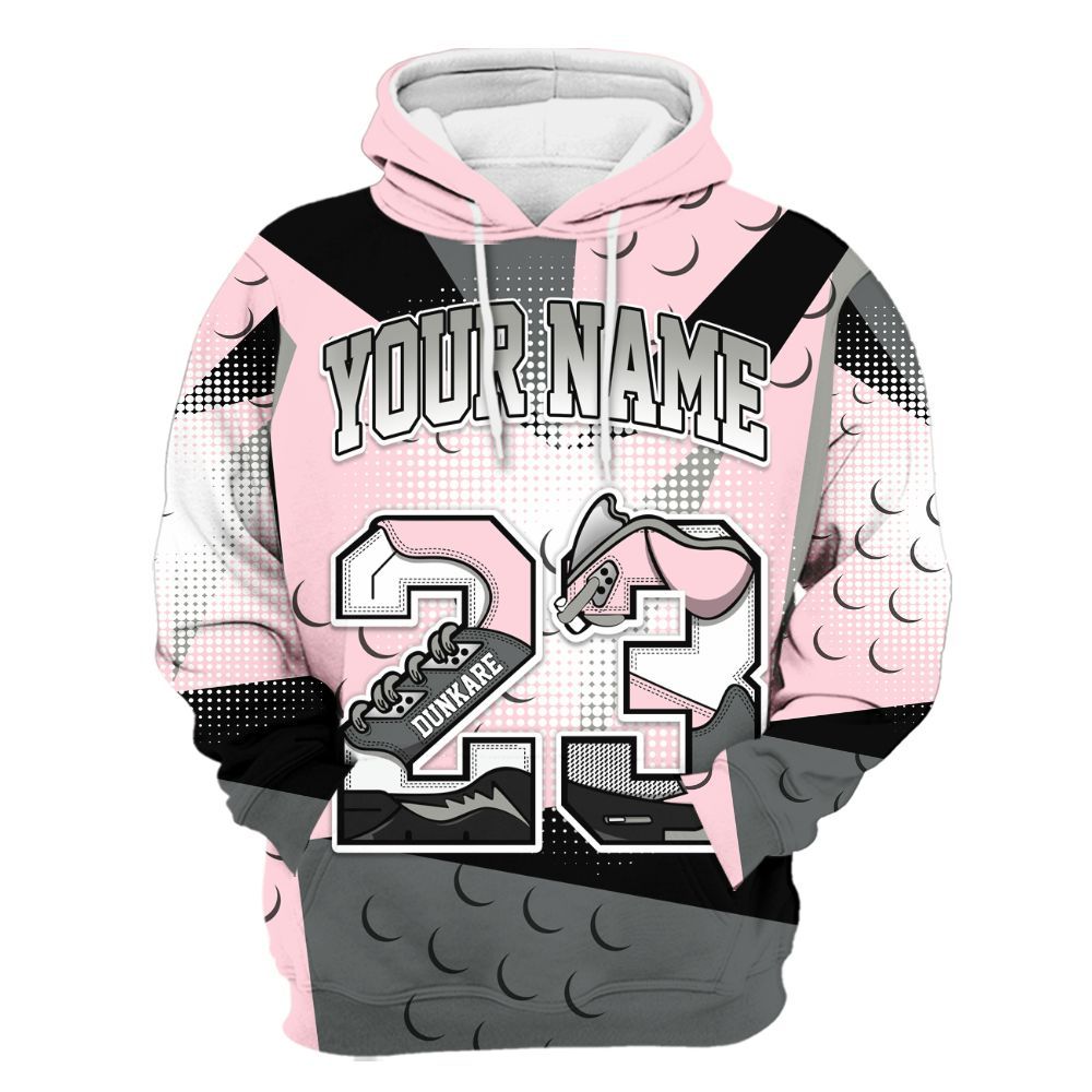 Hoodie To Match Air Max 95 Pink Foam 2025 - Custom Name 23 5s All Over Print