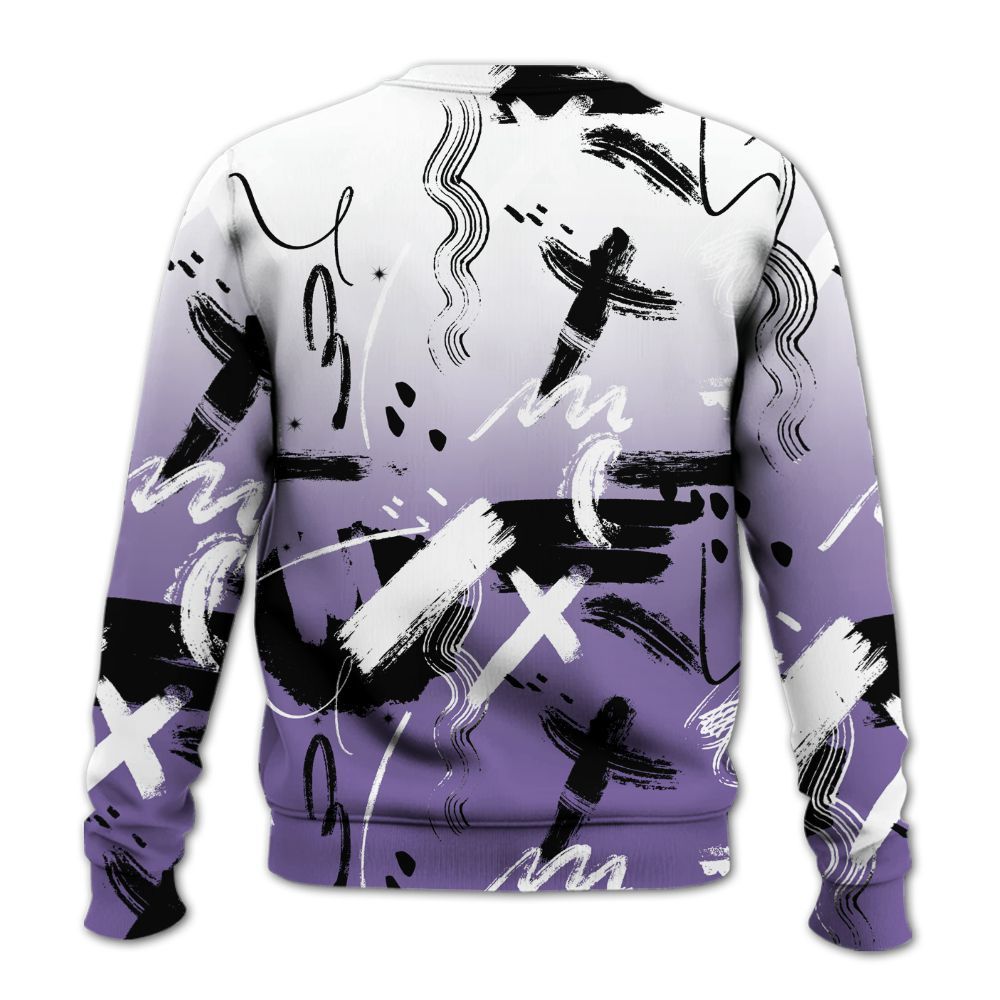 Sweatshirt To Match Dunk Low Black Raspberry - Money Hustle Grind Pray All Over Print