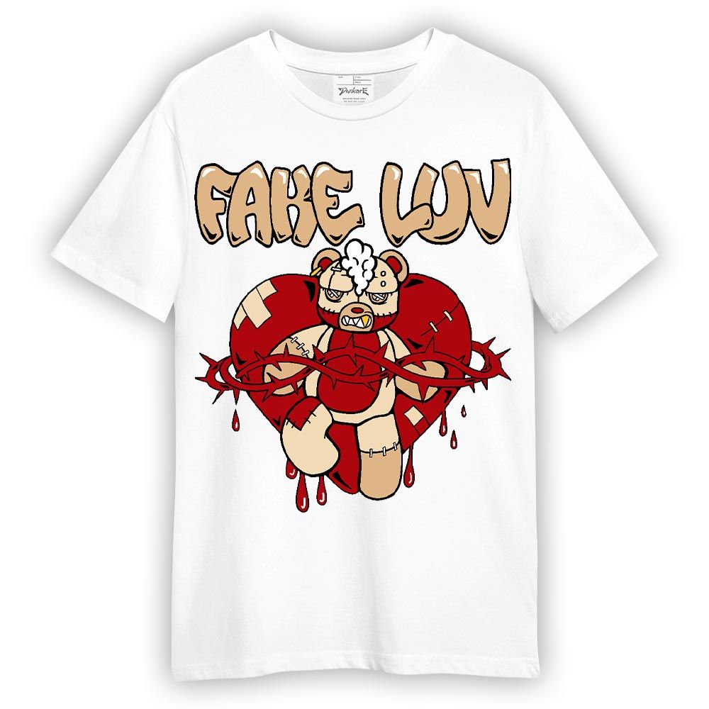Shirt To Match Dunk Low Strawberry Waffle - False Love Hugz Shirt Unisex