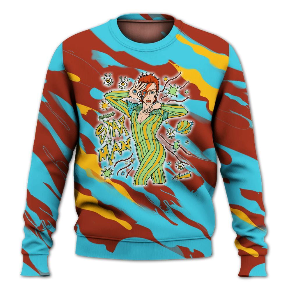 Sweatshirt To Match SB Dunk Di'Orr Greenwood - Starmans Graphics Colored All Over Print