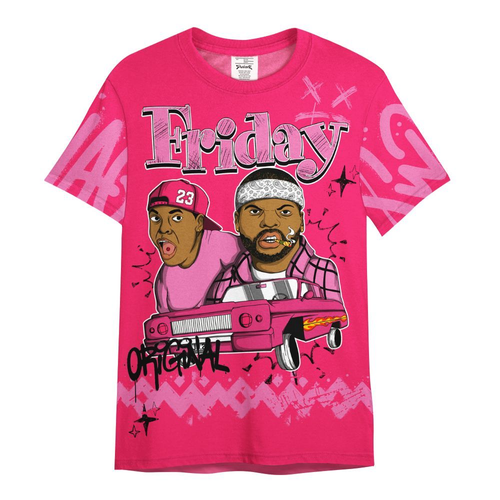 Shirt To Match Air VaporMax Plus Triple Pink - Friday Sneaker Crayon All Over Print