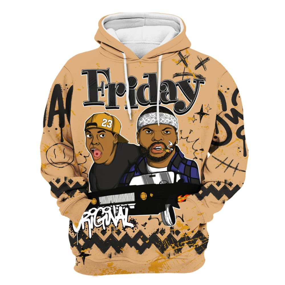 Hoodie To Match SE Afrobeats 7s - Friday Sneaker Crayon All Over Print