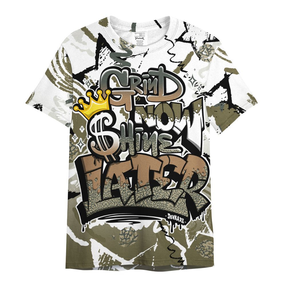 Shirt To Match Retro Family Affair 3s - Grind Shine Later Drip All Over Print